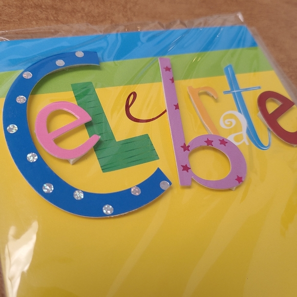 🆕️Birthday Card - Celebrate Colorful - Picture 2 of 9